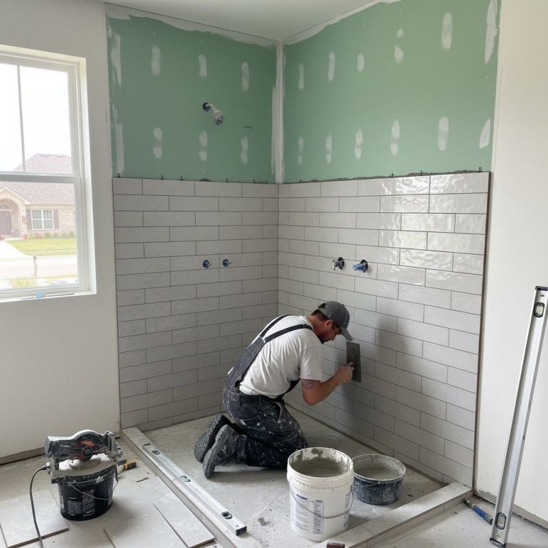 Tile Shower Floor Installation in Denver County, CO