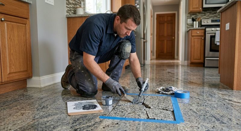 Marble Tile Repair in Olathe, KS